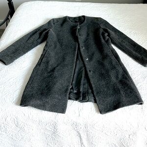 Ralph Lauren dark gray wool coat